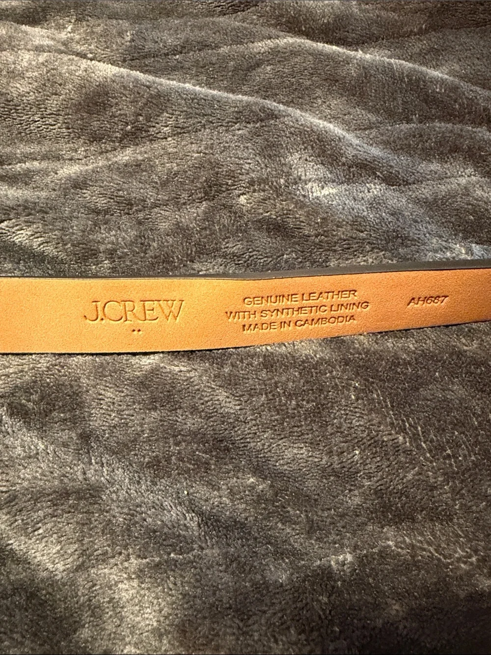 NWOT J.Crew calf hair leopard belt - Picture 2 of 4